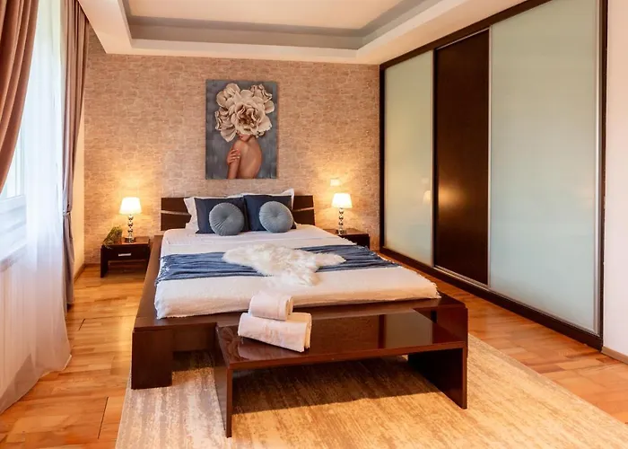 1br With Jacuzzi Near Herastrau: Ideal Getaway בוקרשט